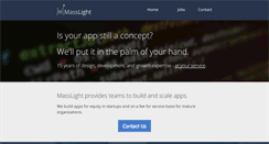 Desktop Screenshot of masslight.com