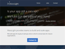 Tablet Screenshot of masslight.com